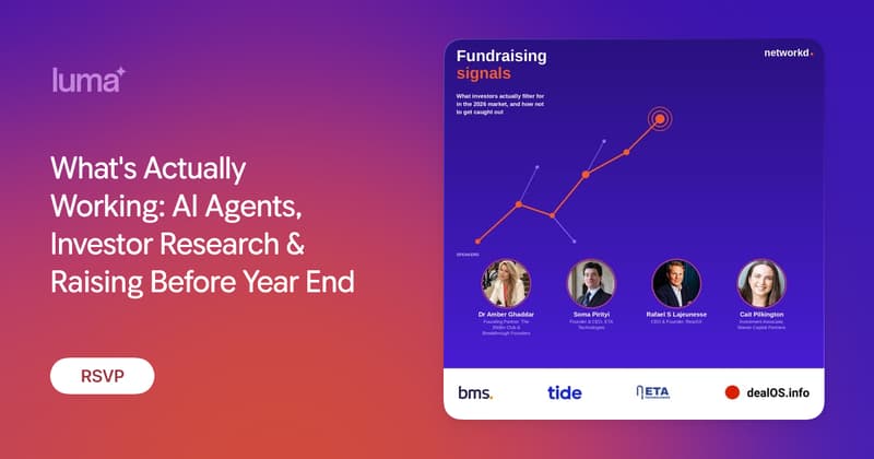 What's Actually Working: AI Agents, Investor Research & Raising Before Year End